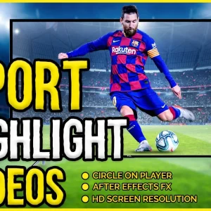 Edit a sports highlight video in 4k