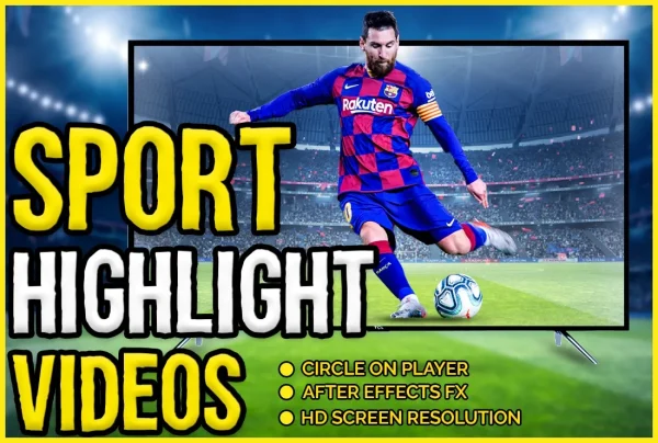 Edit a sports highlight video in 4k